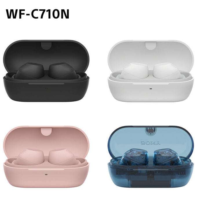Sony WFC710NB.CE7 WF-C710N Auricolari True Wireless Noise Cancelling Bluetooth 5.3 IPX4 40h colore Nero