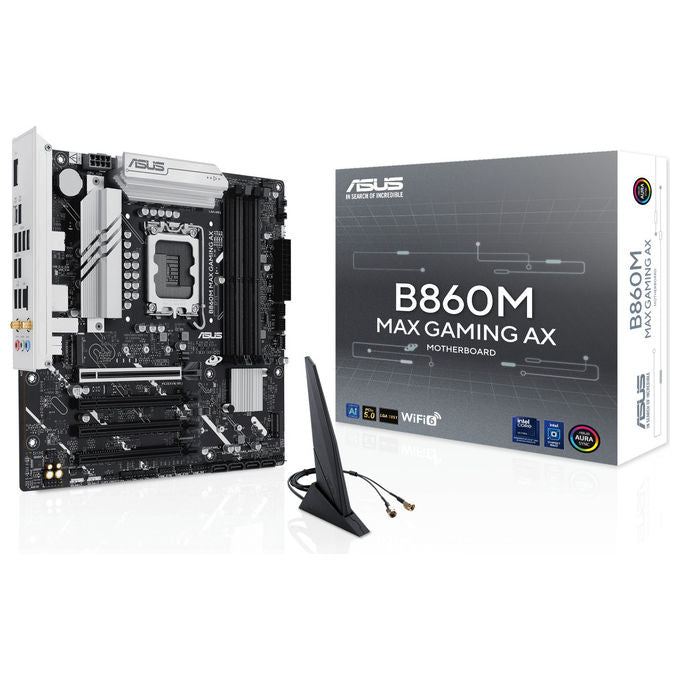ASUS B860M MAX GAMING AX Scheda Madre micro ATX DDR5 Wi-Fi 6 LGA 1851 Intel B860