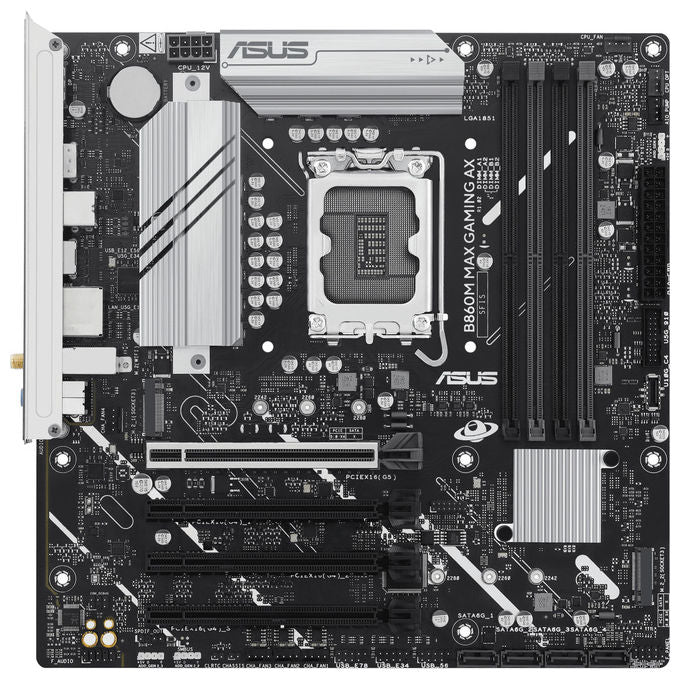 ASUS B860M MAX GAMING AX Scheda Madre micro ATX DDR5 Wi-Fi 6 LGA 1851 Intel B860