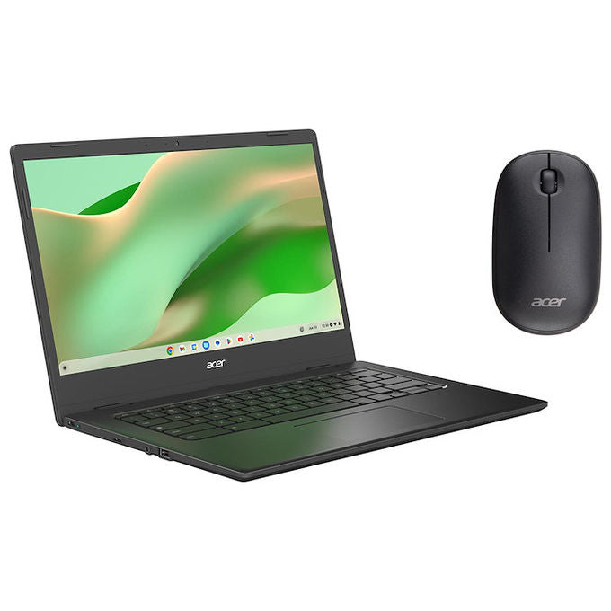 Acer NX.J37ET.001 Chromebook 314 Intel Celeron N4500 14'' Full HD 4 GB RAM 64 GB eMMC ChromeOS Mouse Wireless colore Nero