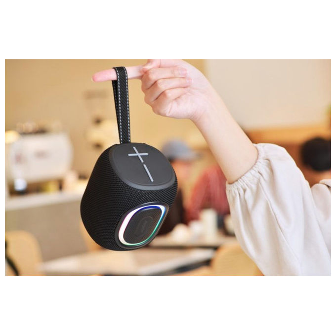 Energizer BTS081 Altoparlante Portatile Bluetooth 8W Nero con Radio FM e MicroSD