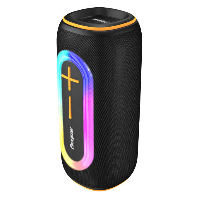 Energizer BTS206 Altoparlante Bluetooth 20W Portatile Nero con LED Multicolore