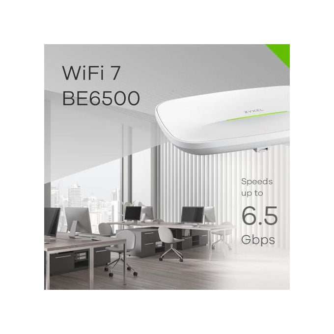 Zyxel NWA110BE Access Point Wireless WiFi 7 BE6500 Dual-Radio per Rete Domestica