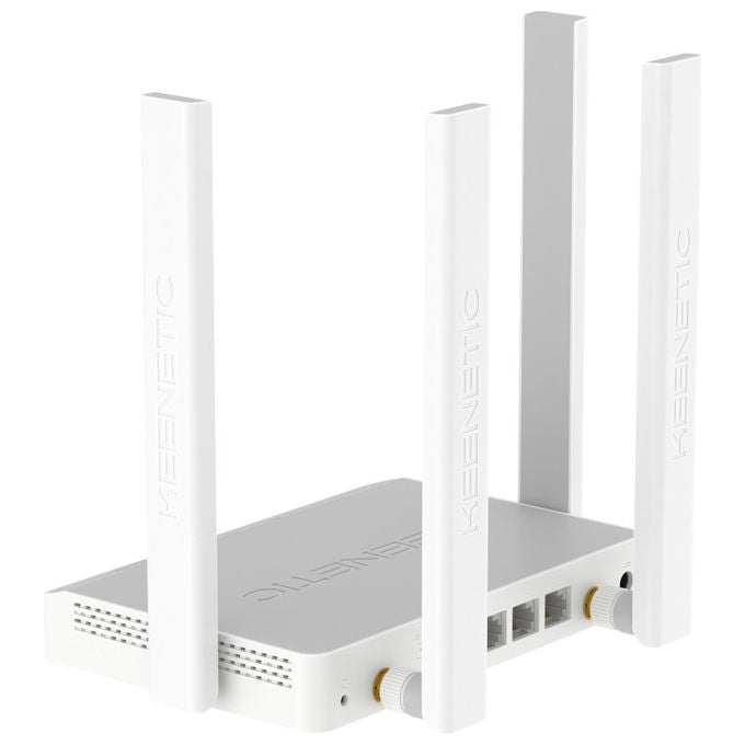 Keenetic KN-4910 Router Wi-Fi 5 Dual-band 1200Mbps 4G LTE Grigio Bianco