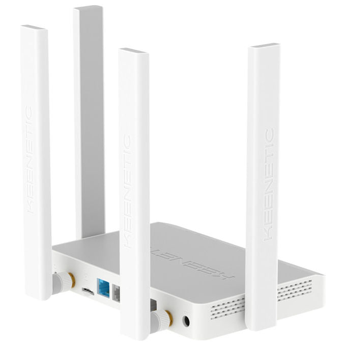 Keenetic KN-4910 Router Wi-Fi 5 Dual-band 1200Mbps 4G LTE Grigio Bianco