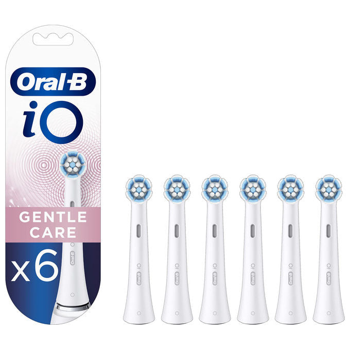 ORAL-B Testine di Ricambio iO Gentle Care 3pz Setole Ultra Morbide per Spazzolino