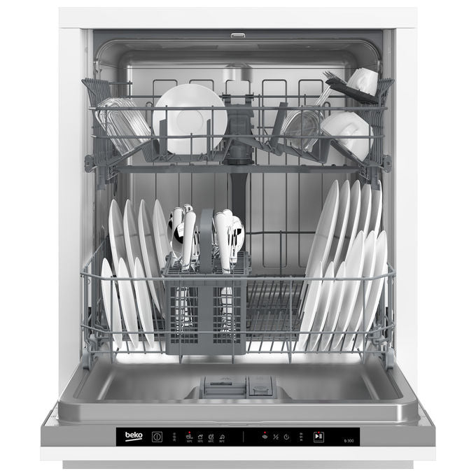 Beko DIN34330 B300 Lavastoviglie a Scomparsa Totale 13 coperti Classe D 49 dB 4 Programmi Display LED (82x60x55 cm)