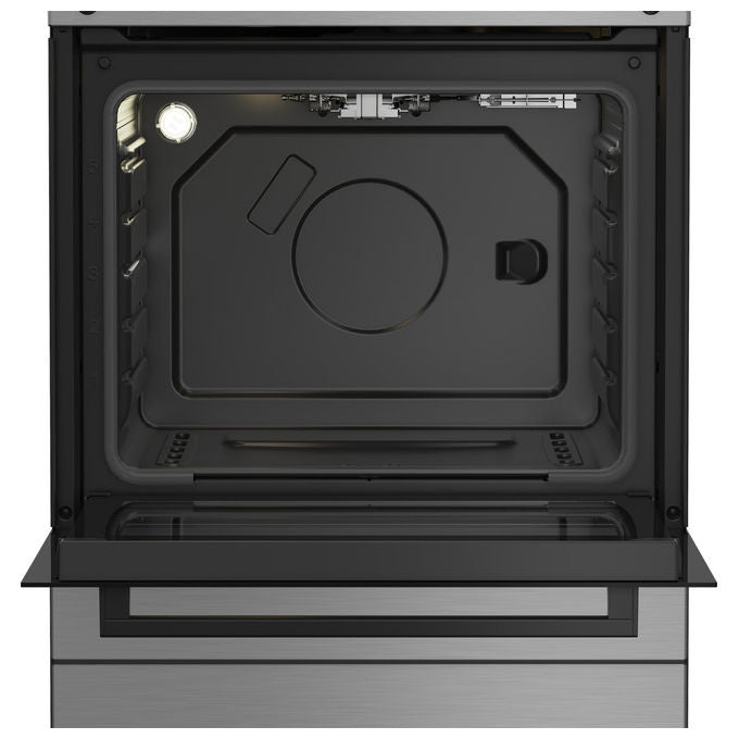 Beko FBG62010DX Cucina a Gas 4 Fuochi Forno a Gas 64 L Classe A (85x60x60 cm) colore Inox