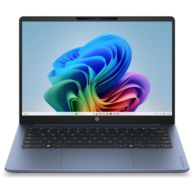 HP E4EV9EA OmniBook 3 Computer portatile 14'' 2K 8 GB LPDDR5x-SDRAM 512 GB SSD Wi-Fi 6E Windows 11 Home colore Blu