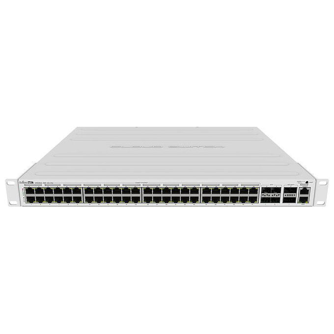 Mikrotik CRS354-48P-4S2QRM Switch di Rete L3 48 Porte PoE Gigabit 4SFP+ 2QSFP+ 10G