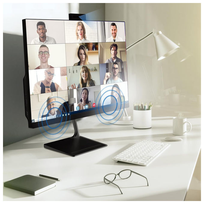 Atlantis A25-Z27-B Nexus PC All in One 27'' Full HD Barebone Chipset H610 Webcam 5MP Supporto CPU i3 i5 i7 colore Nero