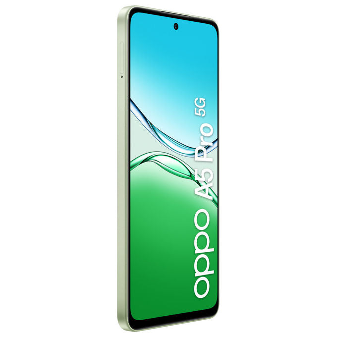 Oppo A5 PRO 5G Smartphone 6.67'' 120Hz 50MP 5800mAh 8GB 256GB Android 15 colore Verde Oliva