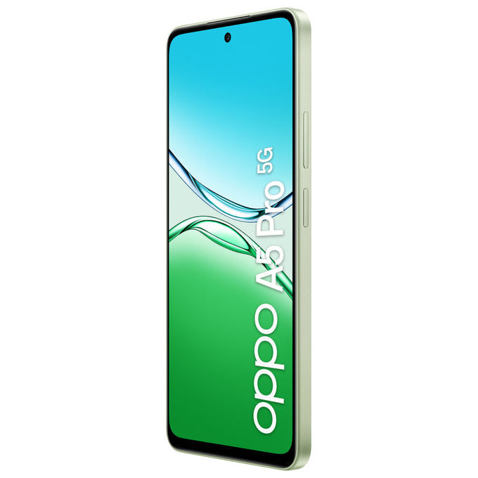 Oppo A5 PRO 5G Smartphone 6.67'' 120Hz 50MP 5800mAh 8GB 256GB Android 15 colore Verde Oliva