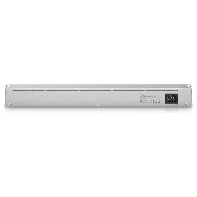 Ubiquiti USW-AGGREGATION Switch di Rete Gestito L2 8 porte SFP+ 10G Rack 1U Fanless colore Argento