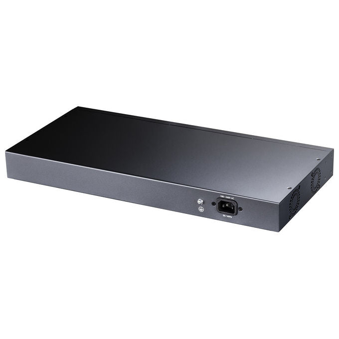 Cudy GS1020PS2 Switch di Rete 16 Porte Gigabit PoE+ 2 SFP 200W Rack 19'' VLAN CCTV colore Nero