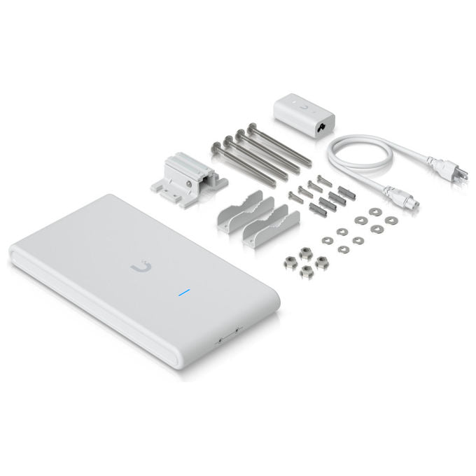 Ubiquiti UniFi U6-Mesh-Pro Access Point Wi-Fi 6 Dual-Band 2400Mbps PoE Bianco Router