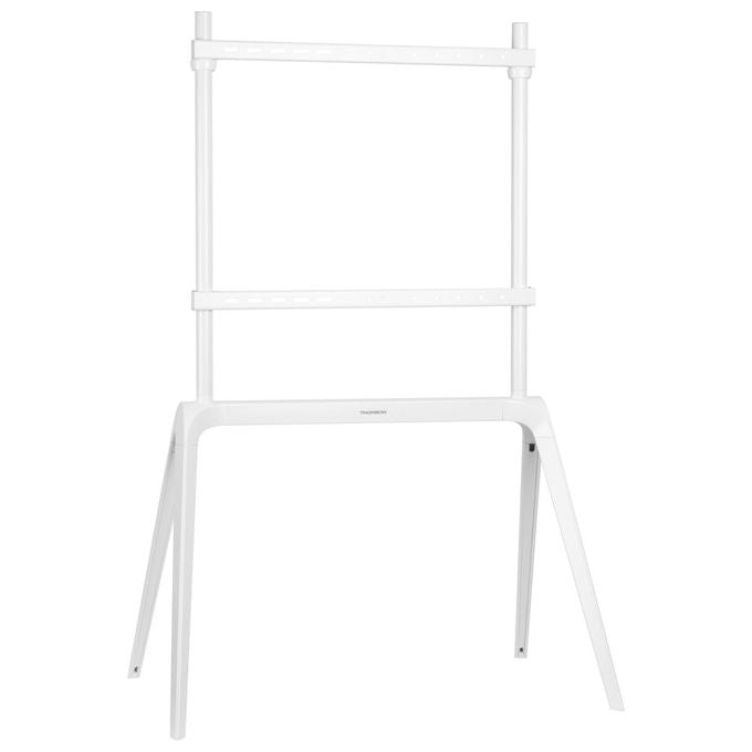 Thomson S604 Supporto TV da Terra 65'' 86'' Metallo VESA 600x400 60 Kg colore Bianco