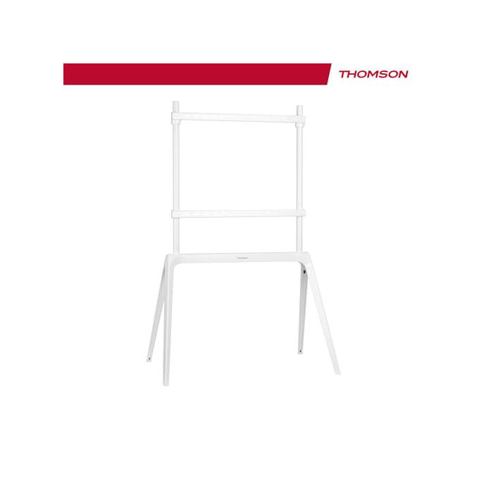 Thomson S604 Supporto TV da Terra 65'' 86'' Metallo VESA 600x400 60 Kg colore Bianco