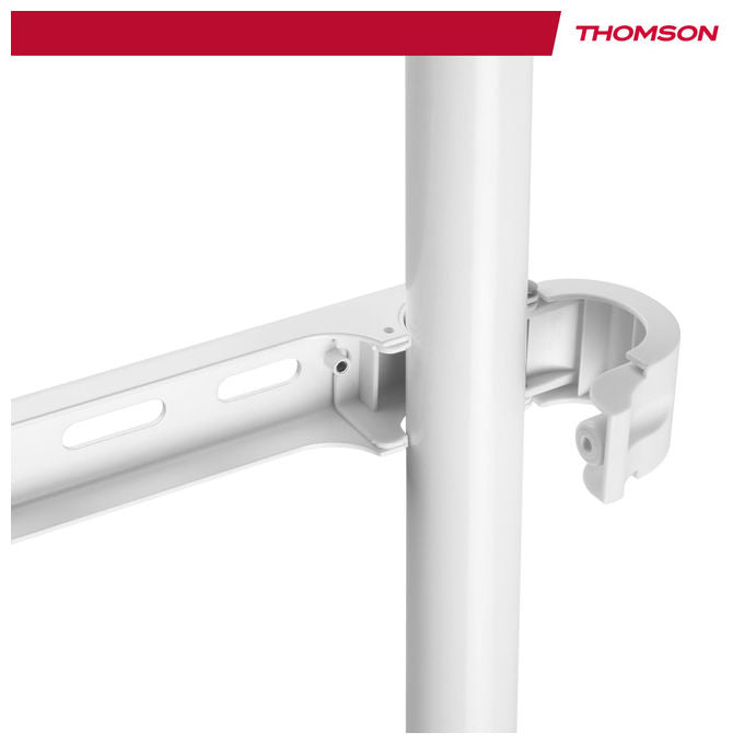 Thomson S604 Supporto TV da Terra 65'' 86'' Metallo VESA 600x400 60 Kg colore Bianco