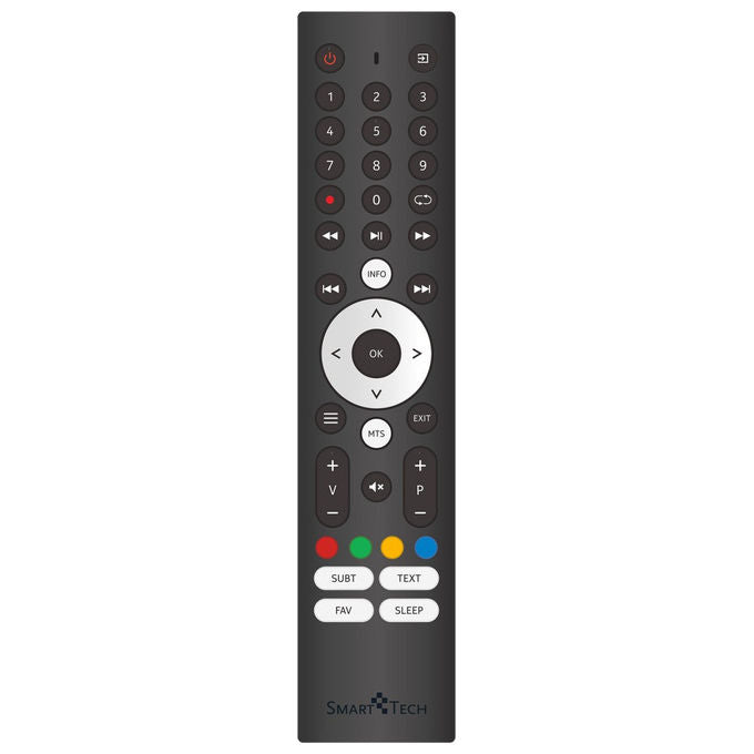 Smart-Tech 40FN01V3 TV LED 40'' Full HD DLED 60Hz DVB-T2 DVB-S2 3 HDMI 2 USB Dolby Digital Plus colore Grigio