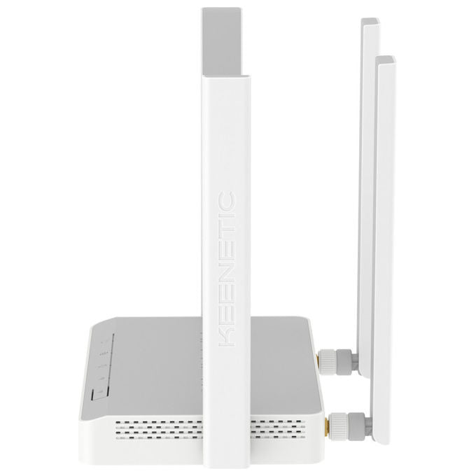 Keenetic Router Modem 4G KN-2212 Wi-Fi 300Mbps 4 Porte LTE VPN Grigio e Bianco