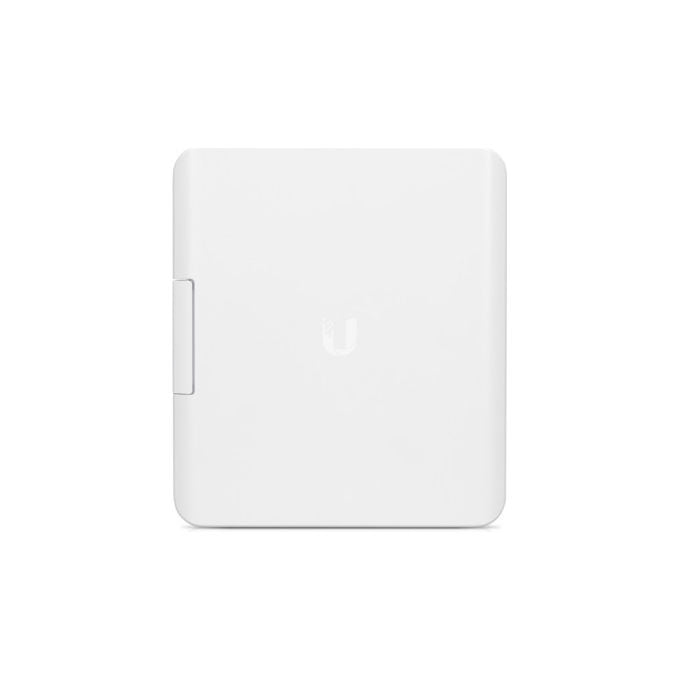Ubiquiti USW-FLEX-UTILITY UniFi Switch Flex Kit Adattatore Custodia Esterna Montaggio Palo PoE 60W Resistente Intemperie colore Bianco