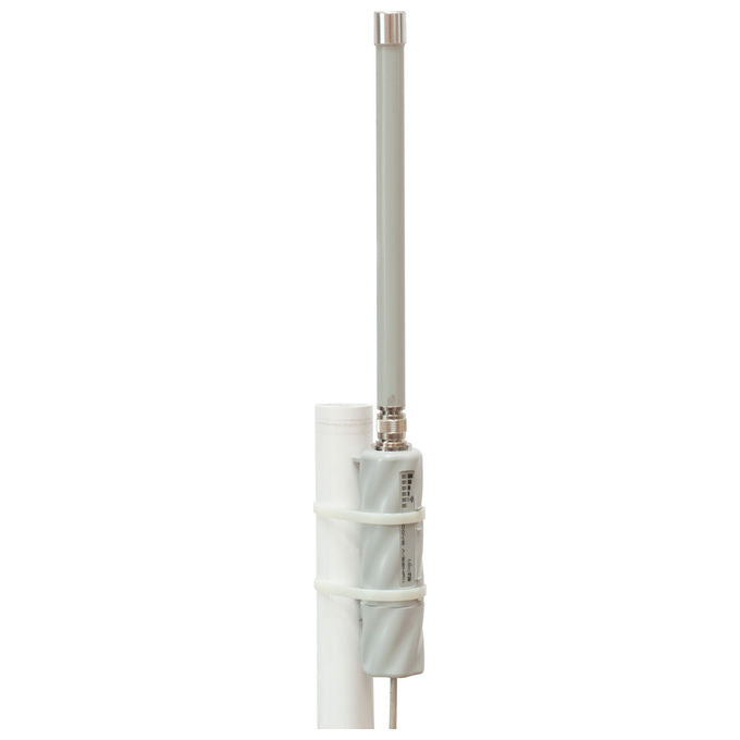 MikroTik RBGROOVEA-52HPN GrooveA 52HPn Router Wireless Outdoor Dual Band 150 Mbit-s PoE 500 mW Antenna 6 dBi colore Grigio