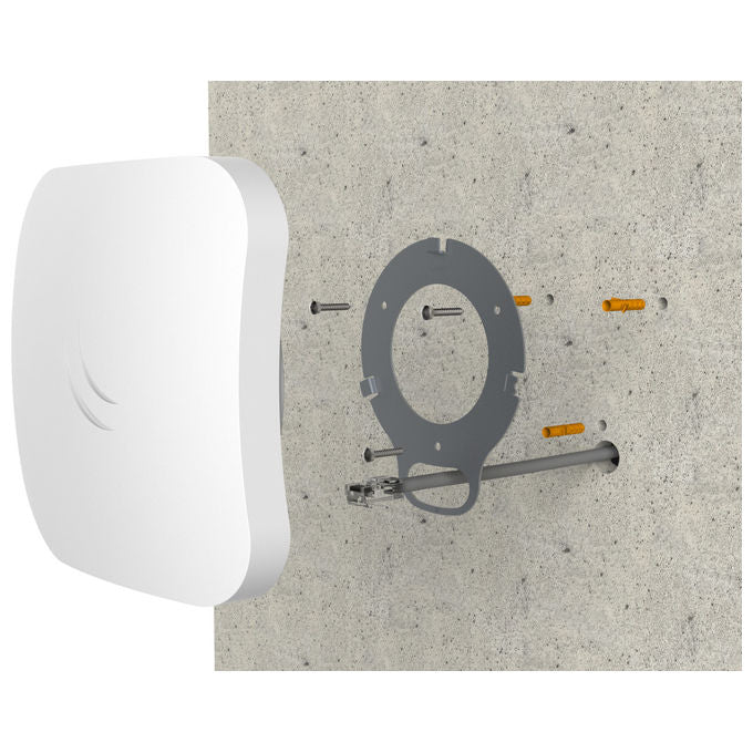 Mikrotik cAP ac Access Point Wi-Fi Dual-Band 867Mbit-s PoE RBcAPGi-5acD2nD Bianco