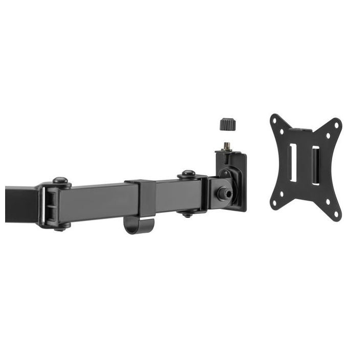 Equip Supporto da Tavolo Articolato per 4 Monitor 17''-32'' Nero VESA Regolabile