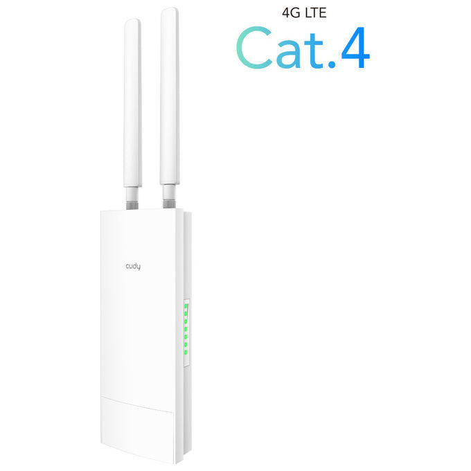 Cudy LT400 Router 4G Wi-Fi 300Mbps Banda Singola 2.4GHz Fast Ethernet Bianco LTE