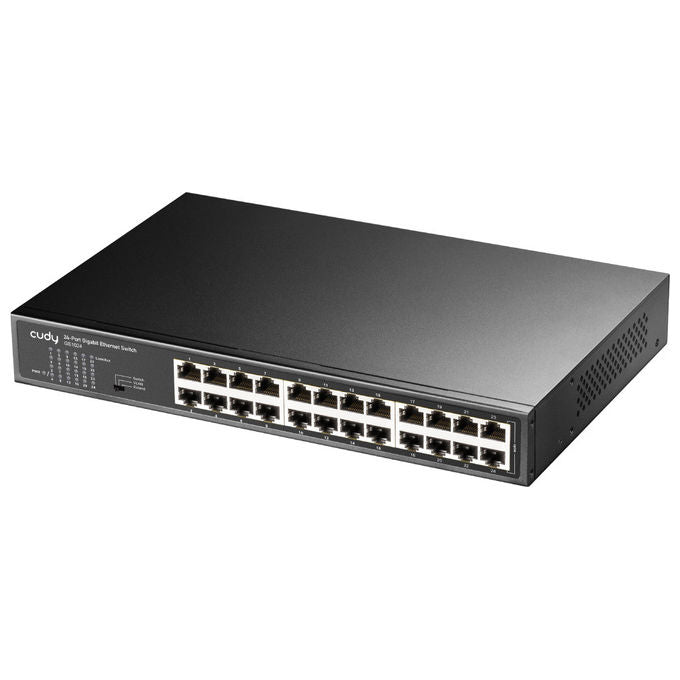 Cudy GS1024 Switch Gigabit Ethernet 24 porte Rack Mountable Nero per Rete LAN