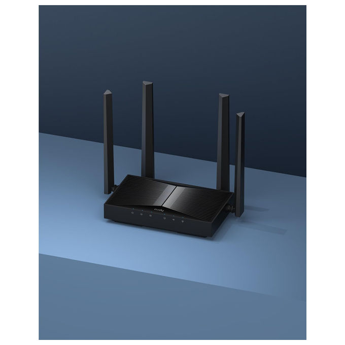 Cudy WR3600 Router Wireless Wi-Fi 7 Dual Band 2882 Mbps Gigabit Ethernet VPN MU-MIMO colore Nero
