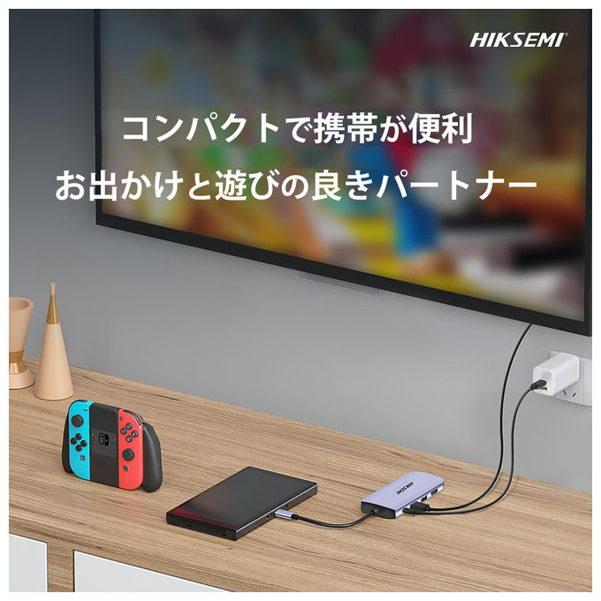 HIKSEMI Adattatore HUB USB-C 3.0 Multifunzione DS11 per Computer e Laptop