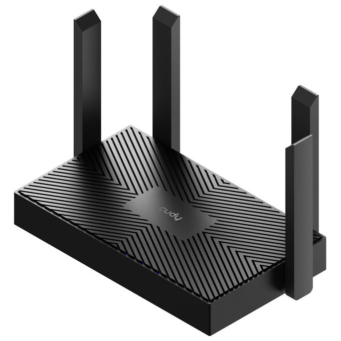 Cudy WR1500 Router Wi-Fi 6 Dual-band 1201Mbps Gigabit 4 LAN Nero MU-MIMO WPA3