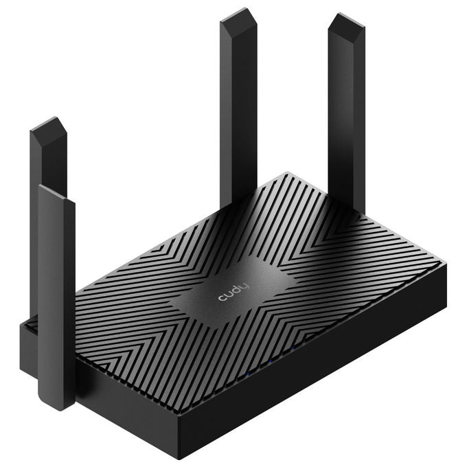 Cudy WR1500 Router Wi-Fi 6 Dual-band 1201Mbps Gigabit 4 LAN Nero MU-MIMO WPA3