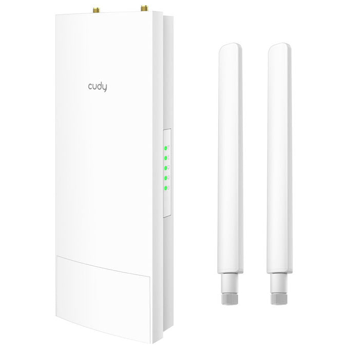 Cudy AP1200 Access Point WiFi AC1200 Dual Band PoE Esterno IP65 2.4 GHz 5 GHz 867 Mbit-s colore Bianco