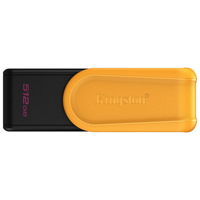 Kingston DataTraveler Exodia S 512GB USB 3.2 Chiavetta USB Girevole Nero-Giallo