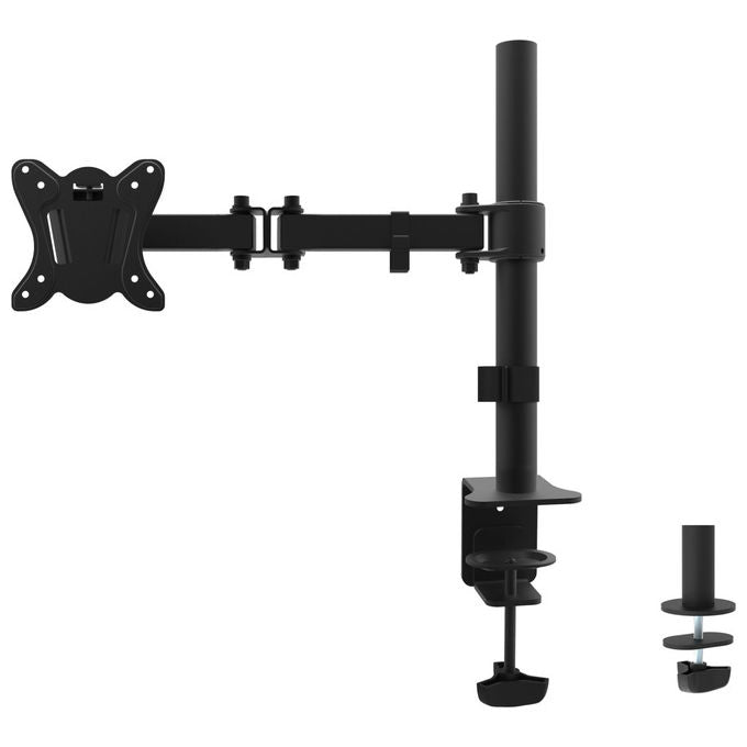 Equip Staffa Monitor Articolata 13-27'' VESA 100x100 8kg Scrivania Braccio Nero