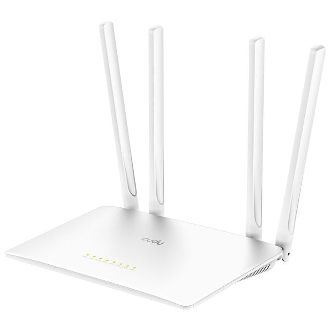 Cudy WR1200 Router Wireless Dual-band AC1200 867Mbps 4 Porte LAN Bianco Wi-Fi