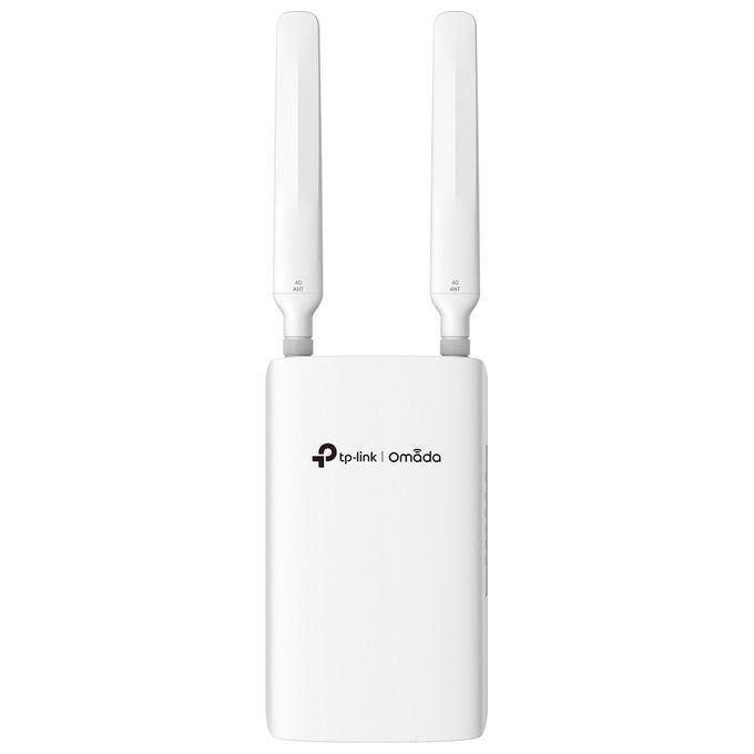 TP-Link ER703WP-4G-OUTDOOR Omada Gateway 4G+ Cat6 Wi-Fi 6 AX3000 Outdoor PoE IP55 colore Bianco