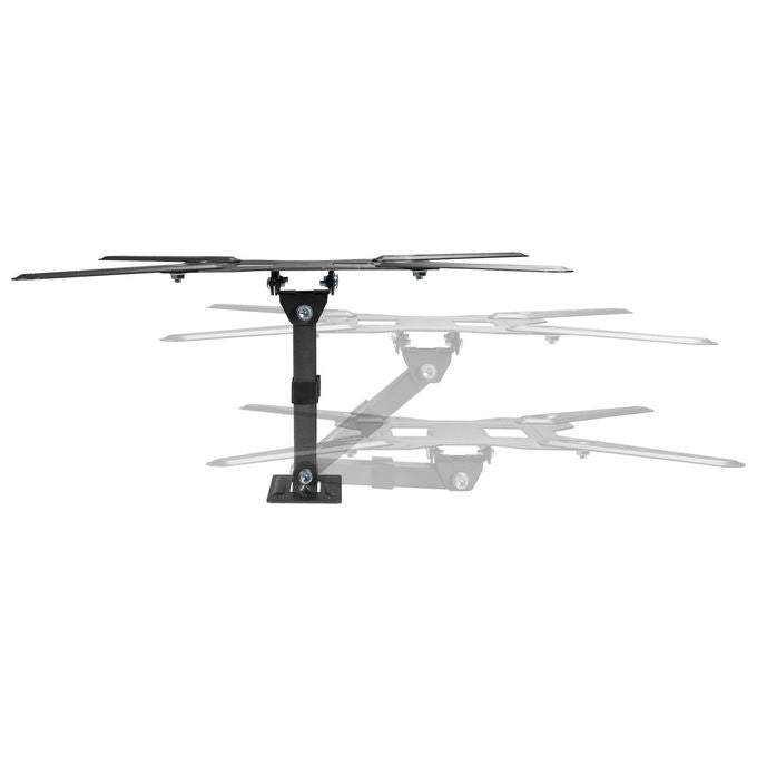 Equip Supporto TV Parete 23-55'' Full Motion VESA 400x400 Girevole Inclinabile 30kg