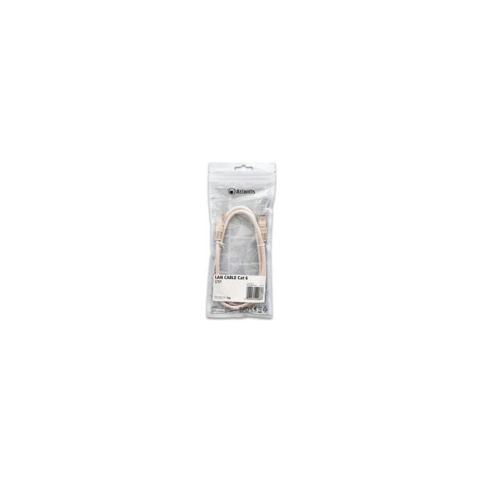 Atlantis Cavo Rete Slim Cat.6A-UTP Verde 0.50MT