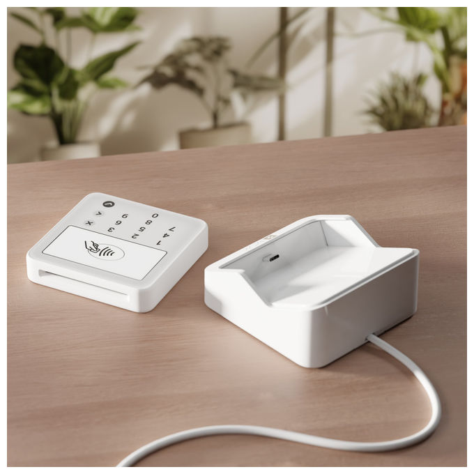 Sumup BUN-SUL-003 Solo Lite Lettore Smart Card POS Portatile NFC Bluetooth Batteria 8h colore Bianco