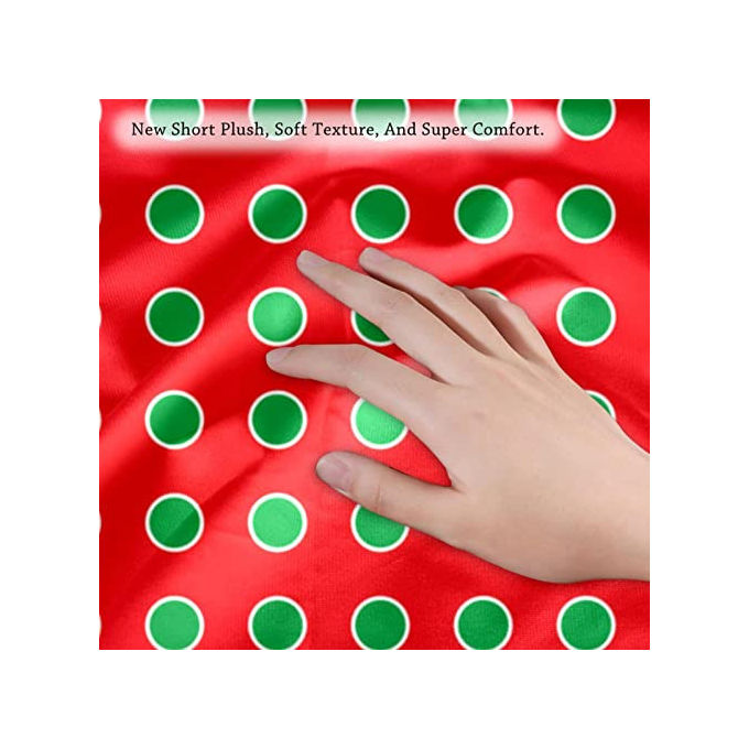 Yeppon Federa Cuscino Natale Pois Modello Rosso 40x46