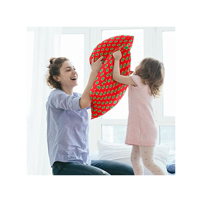 Yeppon Federa Cuscino Natale Pois Modello Rosso 40x46