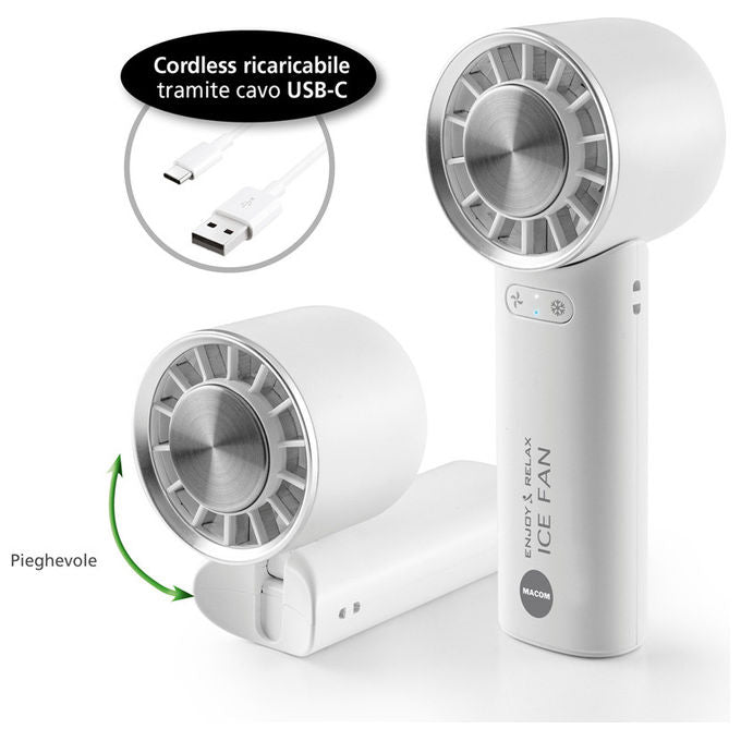 Macom Enjoy and Relax 981 Ventilatore Portatile Bianco