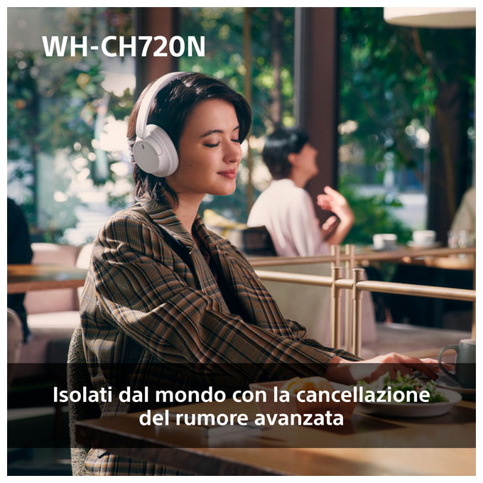Sony WHCH720NP Cuffie a Padiglione Wireless Bluetooth 5.2 Noise Cancelling 50h Autonomia USB tipo-C colore Rosa