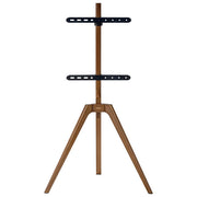Thomson S603 Supporto TV da Pavimento in Legno 45'' 65'' VESA 400x400 40 Kg Rotazione 45° colore Marrone