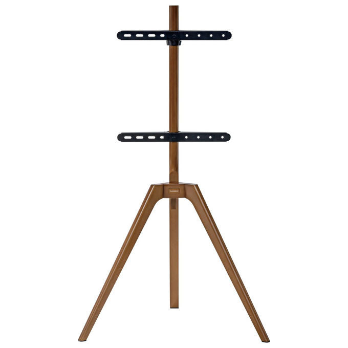 Thomson S603 Supporto TV da Pavimento in Legno 45'' 65'' VESA 400x400 40 Kg Rotazione 45° colore Marrone