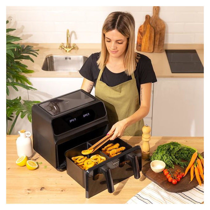 Cecotec Friggitrice ad Aria Calda 9 L Nero